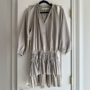 Bishop + Young Silver dress size small